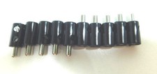 10 Stecker SCHWARZ z.B. für