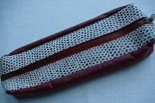 Schlamperrolle (Federmappe ohne Aufteilung) rot schwarz weiß - minimalst benutzt