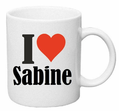 Kaffeetasse love sabine - i,