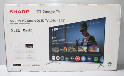 Sharp 43gp6265e qled fernseher - qled,