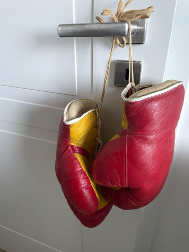 Vintage boxhandschuhe aus - boxhandschuhe,