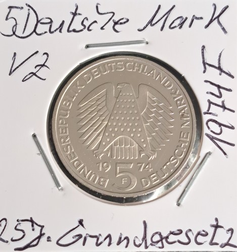 Brd deutsche mark 1974 - brd,