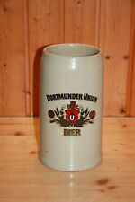 Dortmunder Union Steinkrug Humpen Bierkrug Bier Krug Bempel? 1 L NEUWERTIG