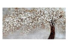 Ölgemälde Bild Baum Albero handbemaltes Ölbild auf Leinwand 80 cm x 40 cm