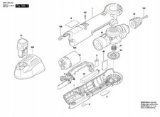 Bosch Gleichstrommotor für Akku-Winkelbohrmaschine GWB 10,8 V-LI 12V 2610018891