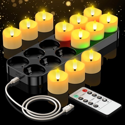 Wiederaufladbar led teelichter - wiederaufladbar,