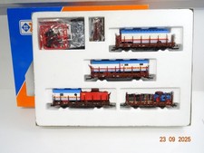 Roco H0 44130 Circus Williams Rungenwagen Set 4 tlg. der DB in OVP JL3134