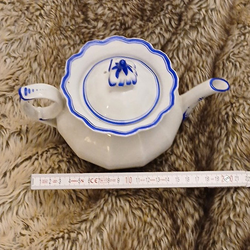 Gotha porzellan teekanne - porzellan,