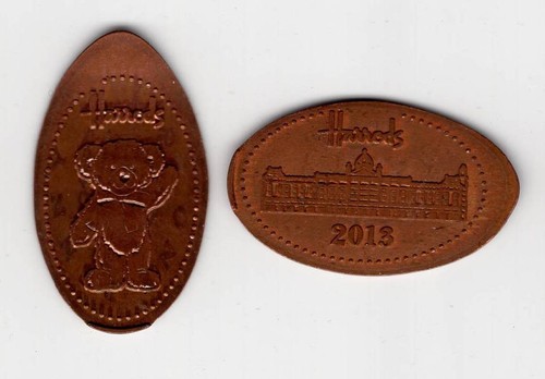 Elongated coin england - elongated,