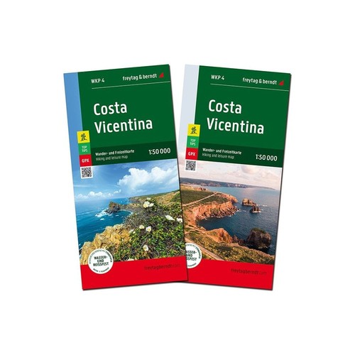 Portugal costa vicentina - portugal, map