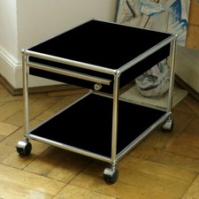 * Orig. USM Haller Rollcontainer mit Schublade * Container Schwarz * 50x39,5 * 