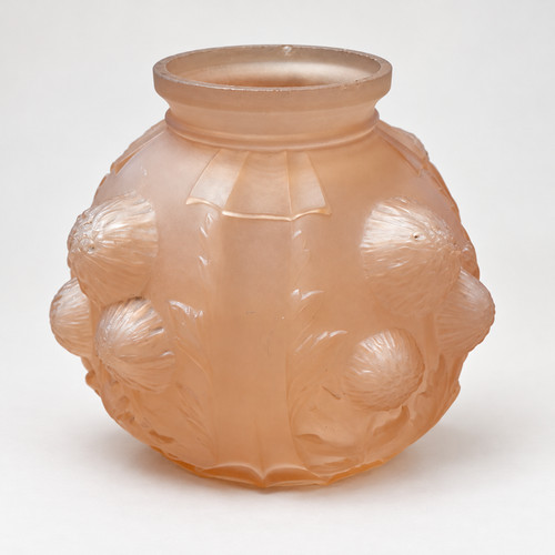 Art déco vase rosé - -, p