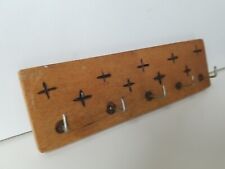 DDR Schlüsselbrett Holz Hakenleiste Leiste Vintage Alt**
