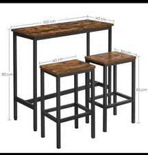Bar Tisch Mit zwei Hocker