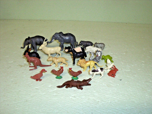 Plastik tiere konvolut - plastik,