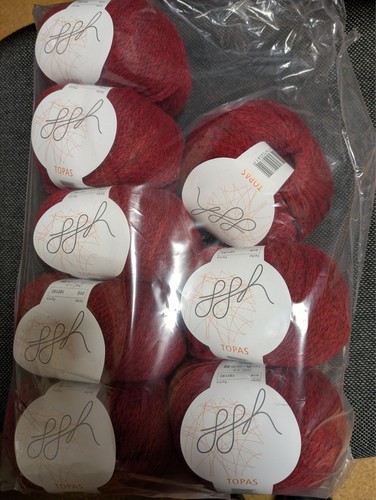 Ggh wolle topas rot - in,