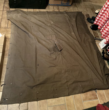 Zeltbahn 2. WK, vmtl. Italien, mglw. Beutestück/Wm-Bestand, gestempelt 1941