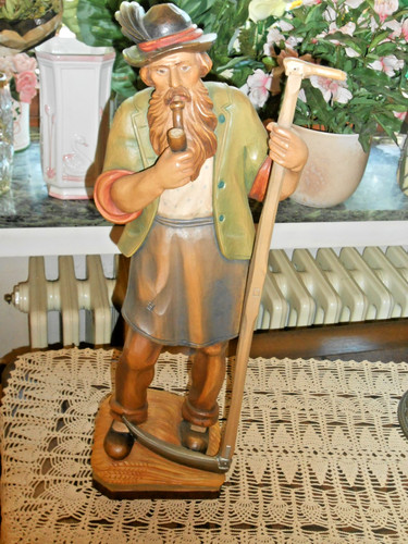 Holzfigur handgeschnitzt und - handgeschnitzt,