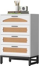 Natürliche Rattan-Kommode mit