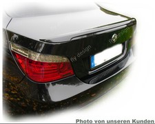 Heckspoiler passend für BMW E60  5er, Heckflügel, Spoiler, Slim lackiert Schwarz
