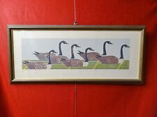 Gänsenteich Druck verziert