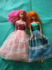 Rare Vintage Barbie Klone Pink Steffi + Tanya (Ceppiratti) in Dream Glow Moden!!