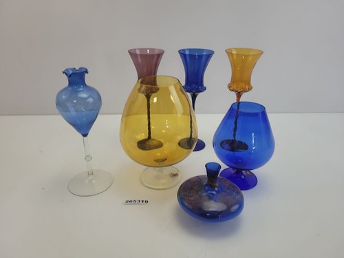 Vasen lauscha glas expertic - 7x,