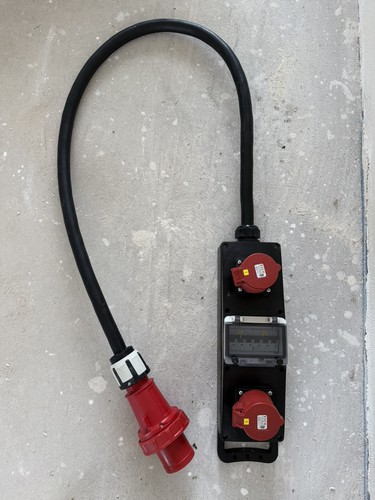 Vollgummi cee stromverteiler - cee,