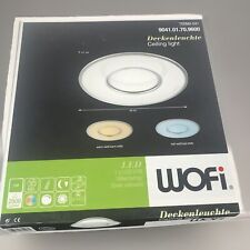 Wofi TERMA LED Deckenleuchte Silber Ø60cm 37W 2800lm CCT dimmbar Fernbedienung