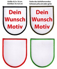 Dein Wunschaufnäher Wappen"Aufnäher"/Patch/Dein Motiv/Selbst gestalten/Verein