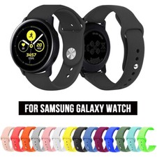 Silikon Armband für Samsung Galaxy Watch 3 4 5 6 7 FE 40mm 44mm Active 2 Gear S3