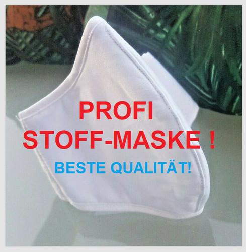 Stoffmaske weiß waschbar