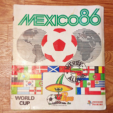 Panini Mexico 86 Fußball WM Mexiko 1986 Sammelalbum mit 417 von 427 Stickern