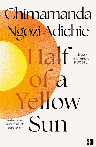 Half yellow sun - half, |