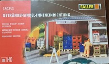 Faller 130155 SPUR H0-Getränkehandel + 180353 Getränkehandel-InneneinrichtungOVP