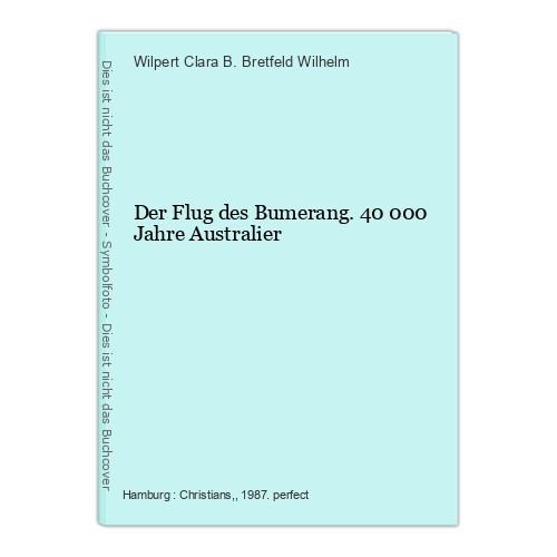 Der flug des - flug, bumerang.