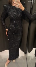 Zara kleid paillettenkleid - kleid,