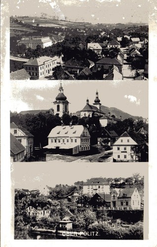 Oberpolitz horni police - ak,