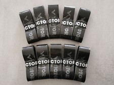 10 Victor Pro Griffbänder - Badminton, Tennis, schwarz