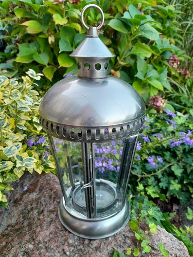 36cm laterne metall glas - 36cm,
