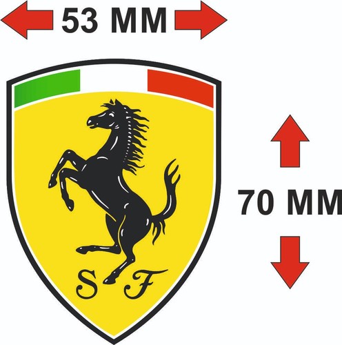 Ferrari aufkleber logo x - aufkleber, 2