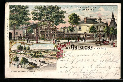 Lithographie hamburg ohlsdorf - lithographie, hamburg-ohlsdorf