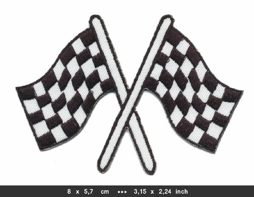 Rennflagge aufnäher patch - aufnäher,