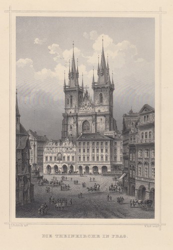 Tschechien prag teinkirche - tschechien,