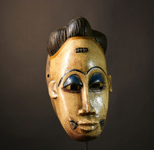 Afrikanische Holzmaske Baule