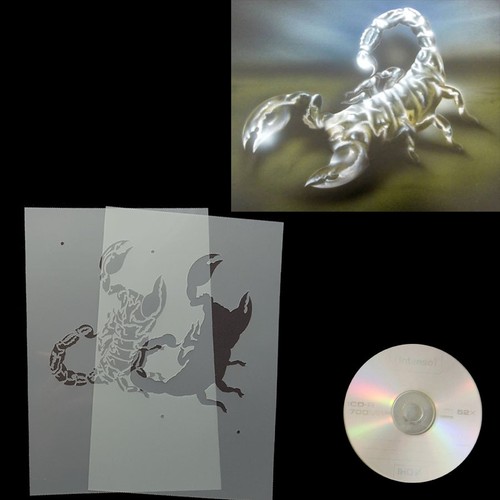 Schablone skorpion airbrush - schablone,