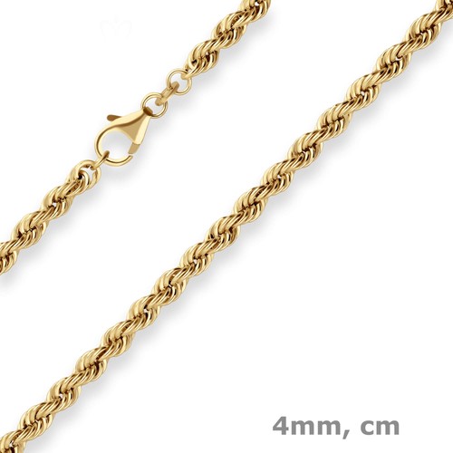 4mm kordelkette goldkette - 4mm,