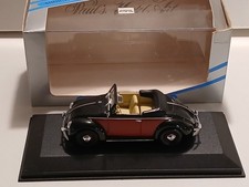 Minichamps VW Käfer Hebmüller Cabrio schwarz/rot 1:43 PMA 052130 OVP