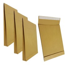 Faltentasche B4 Braun 40mm