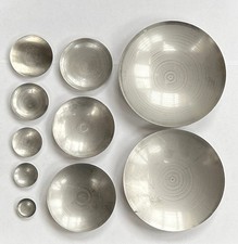 Edelstahl Halbrundschalen Ø